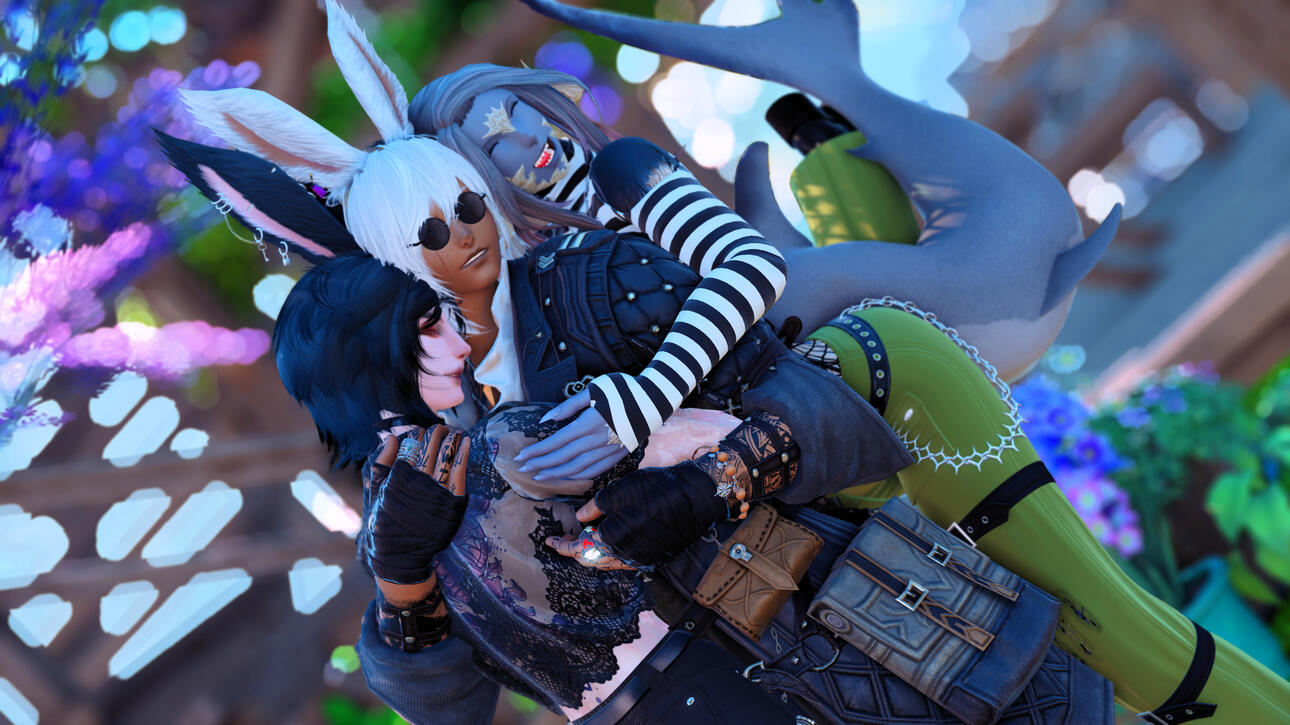 It's always an event when Rusty comes home. Rose and I barely let him breathe!