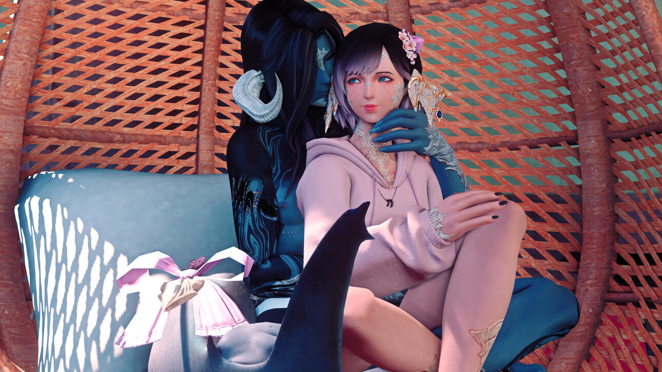 "...I love snuggling with my Nhaama..."